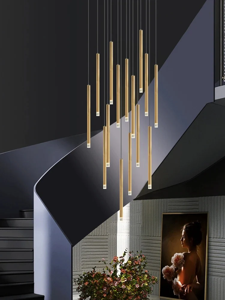 Dorset Staircase Tube Chandelier - Image 14
