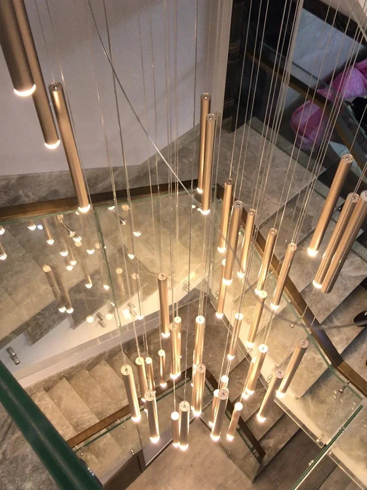Dorset Staircase Tube Chandelier - Image 17