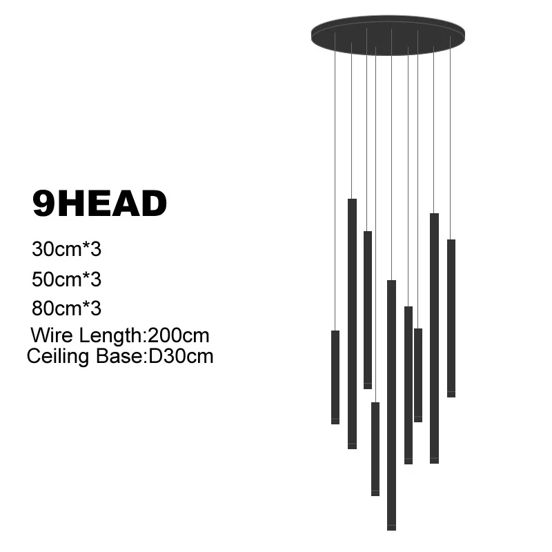 Dorset Staircase Tube Chandelier - Image 29