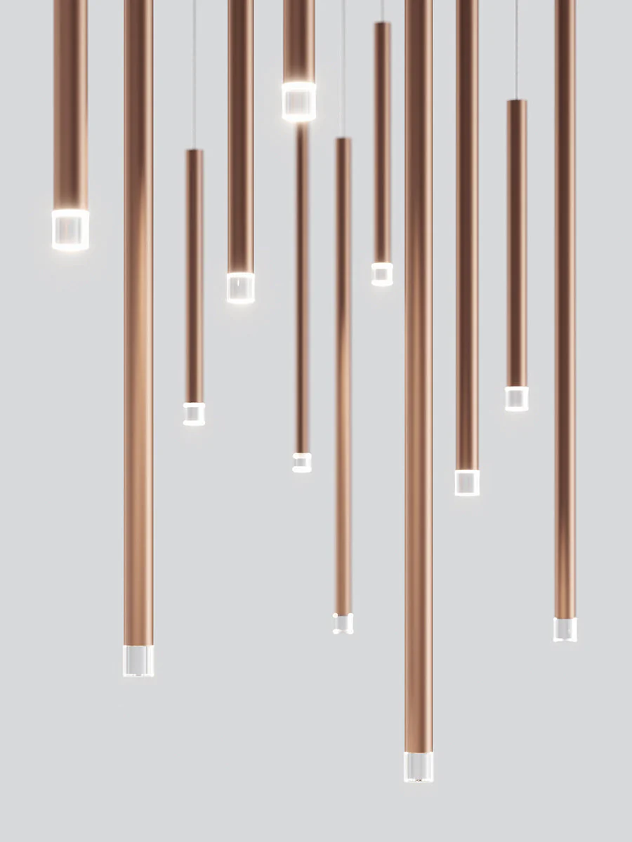 Dorset Staircase Tube Chandelier - Image 35