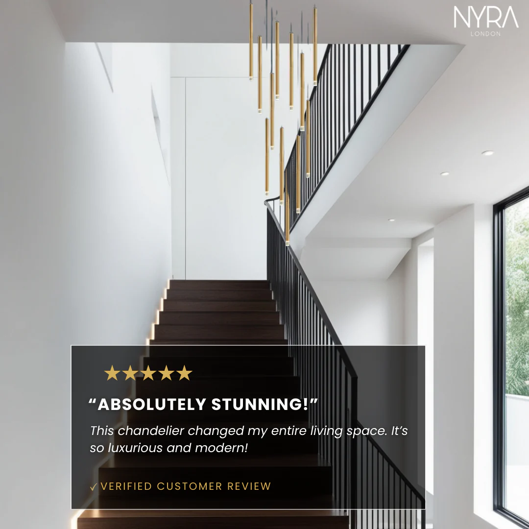 Dorset Staircase Tube Chandelier - Image 5