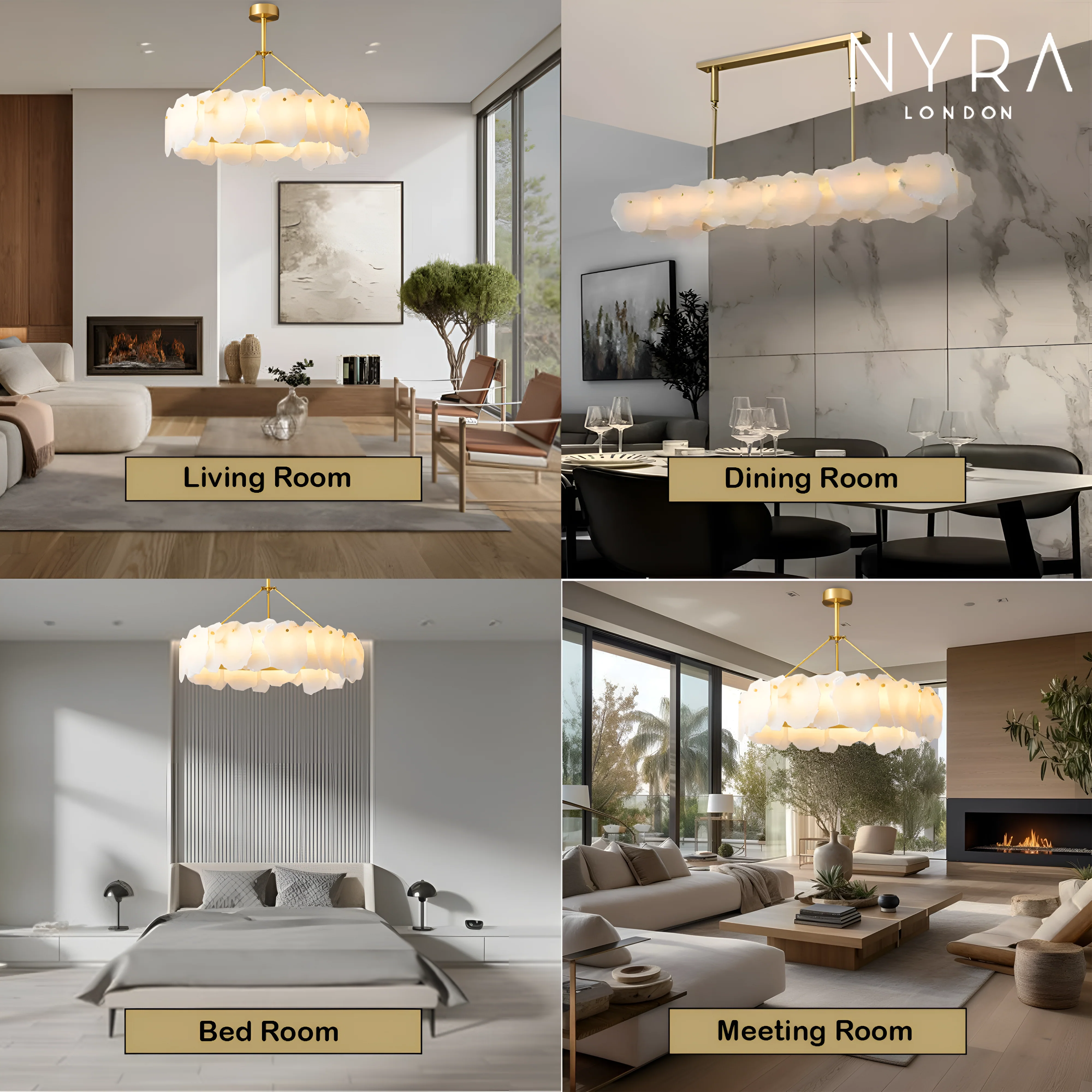 Arabella Marble Ceiling Chandelier - Image 3