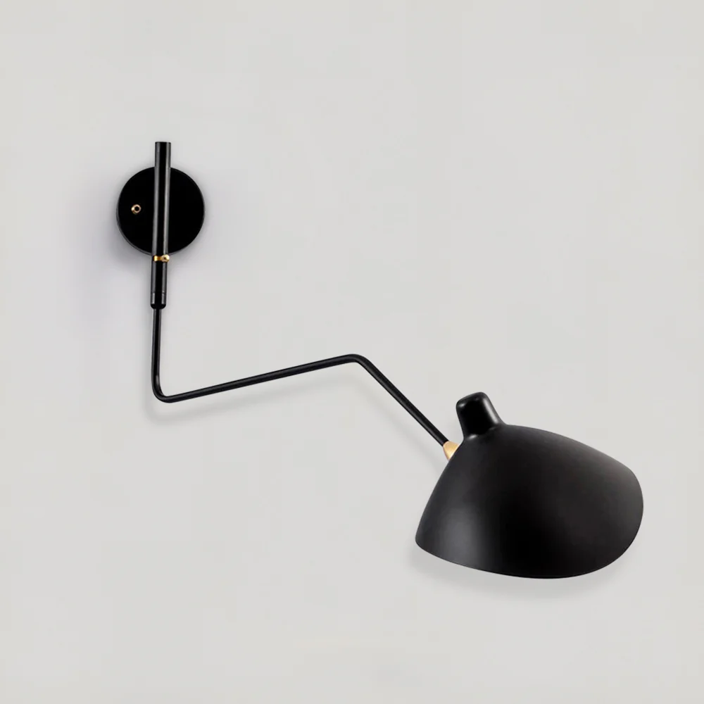 Dual Arc Modern Wall Lamp