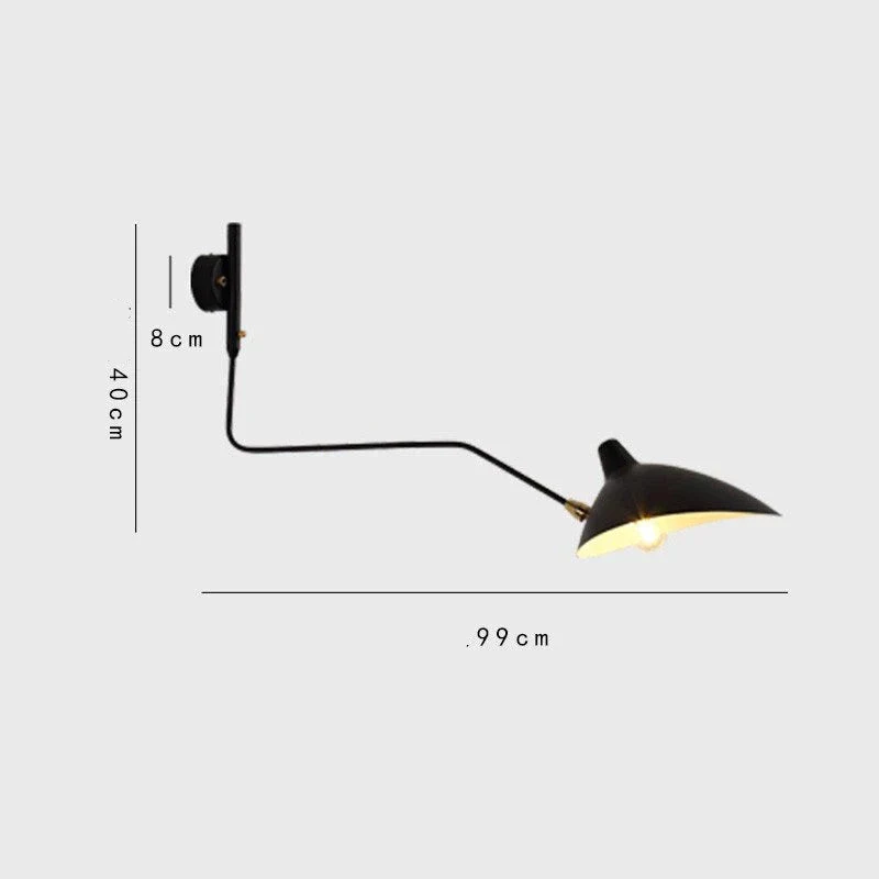 Dual Arc Modern Wall Lamp - Image 8
