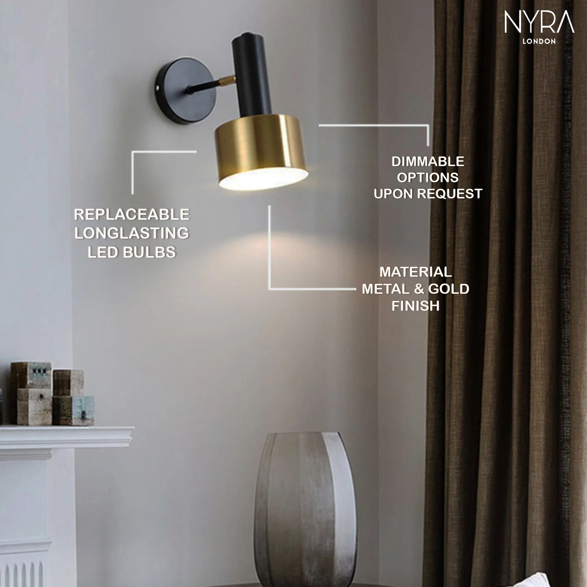 Piccadilly Wall Lamps - Image 4