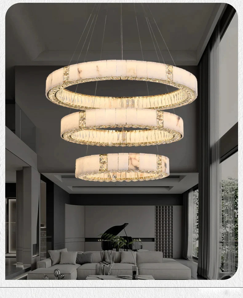 Edora  Spanish Marble Chandelier - Image 15
