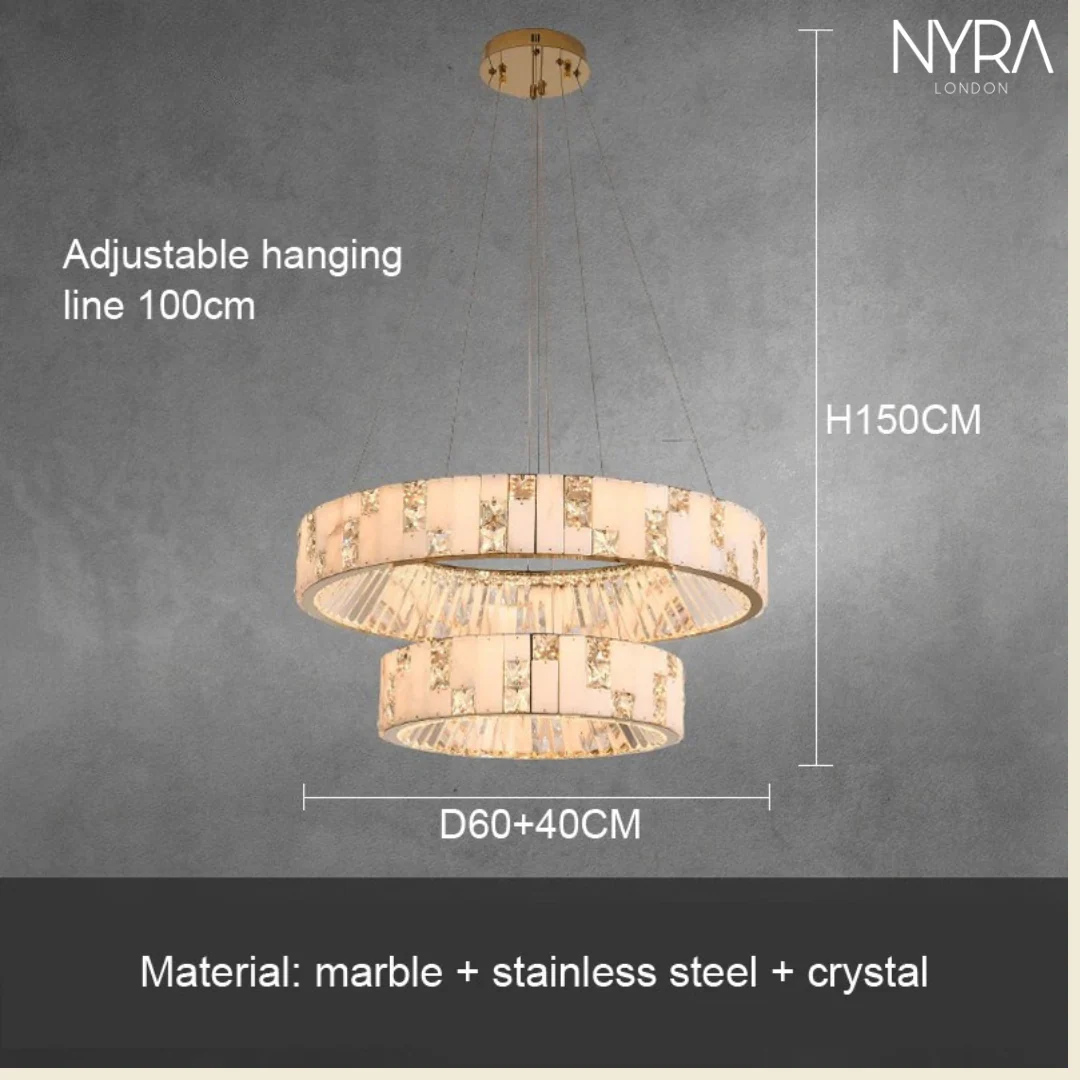 Edora  Spanish Marble Chandelier - Image 19