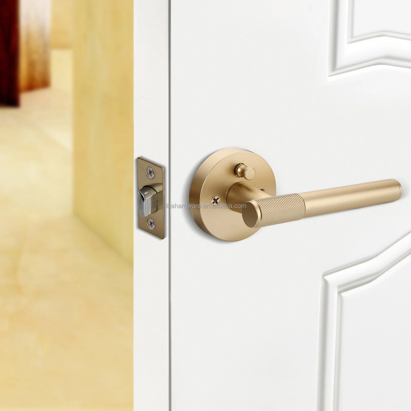 NYRA Door Handle with Privacy Lock - Image 7