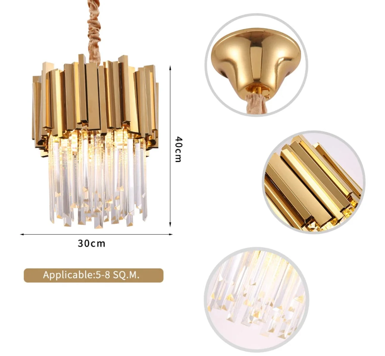 Elizabeth Crystal Pendants - Image 12