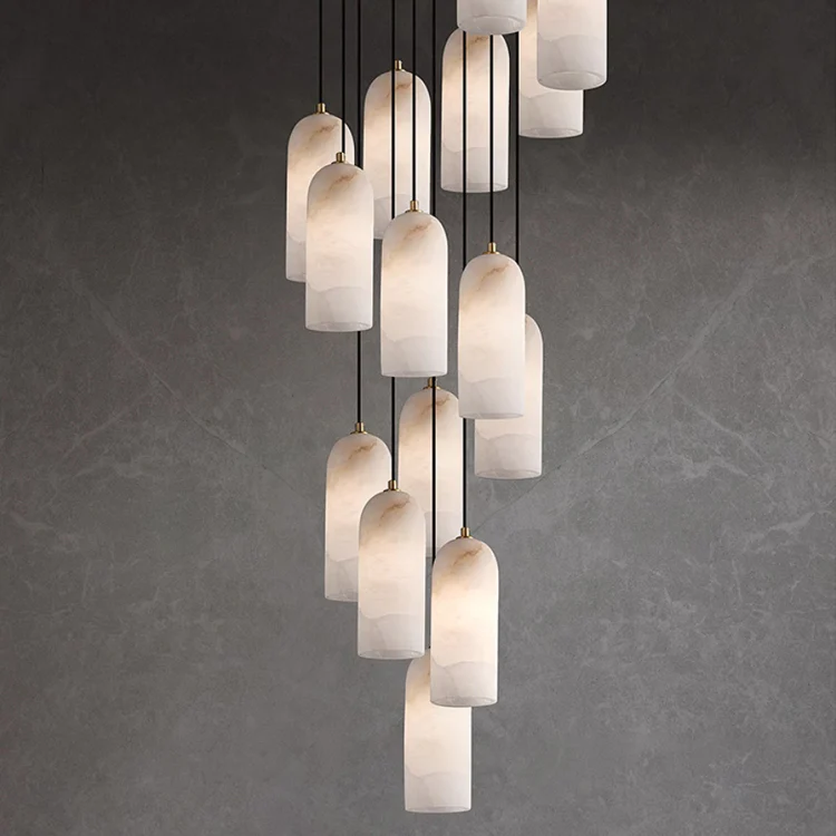 Ethereal Glow Marble Pendant - Image 19