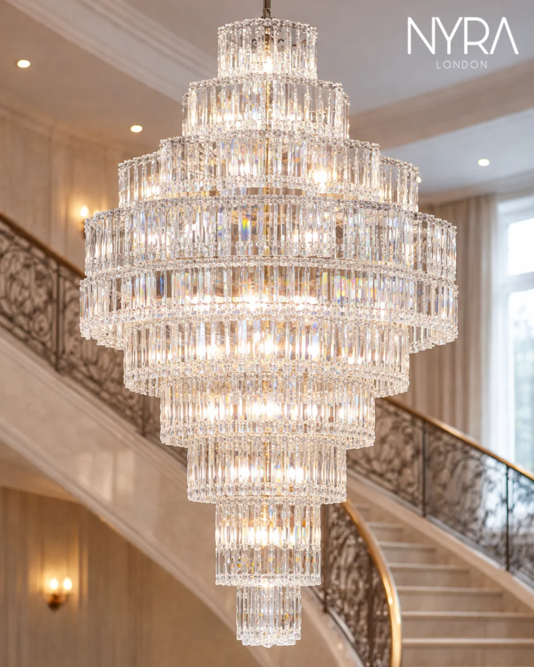 Ethereal Icefall Crystal Chandelier - Image 2