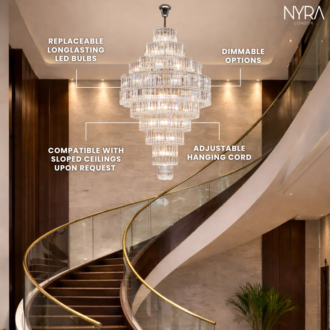 Ethereal Icefall Crystal Chandelier - Image 5
