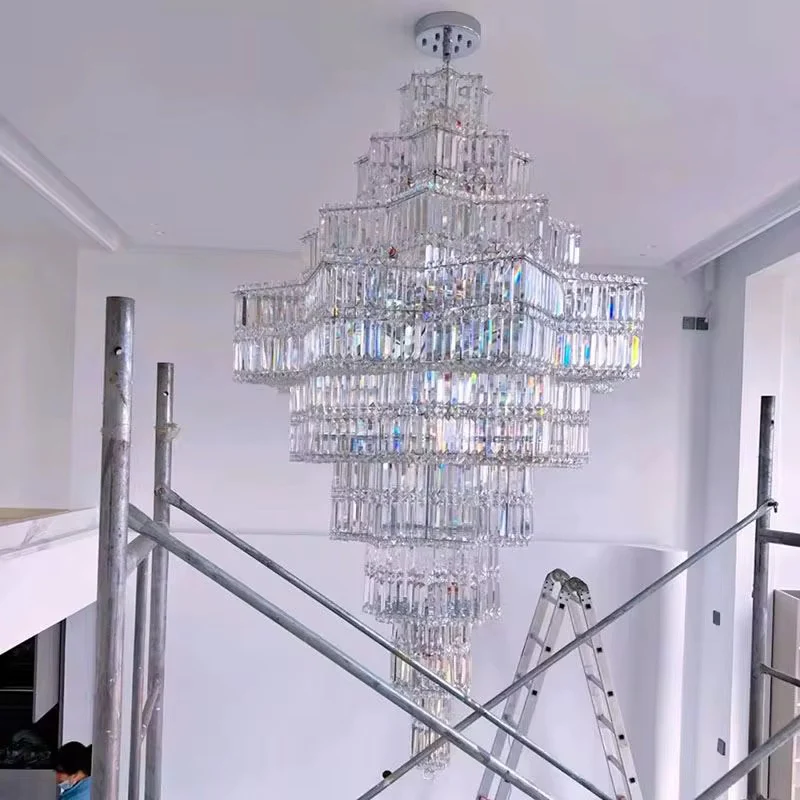 Ethereal Icefall Crystal Chandelier - Image 9
