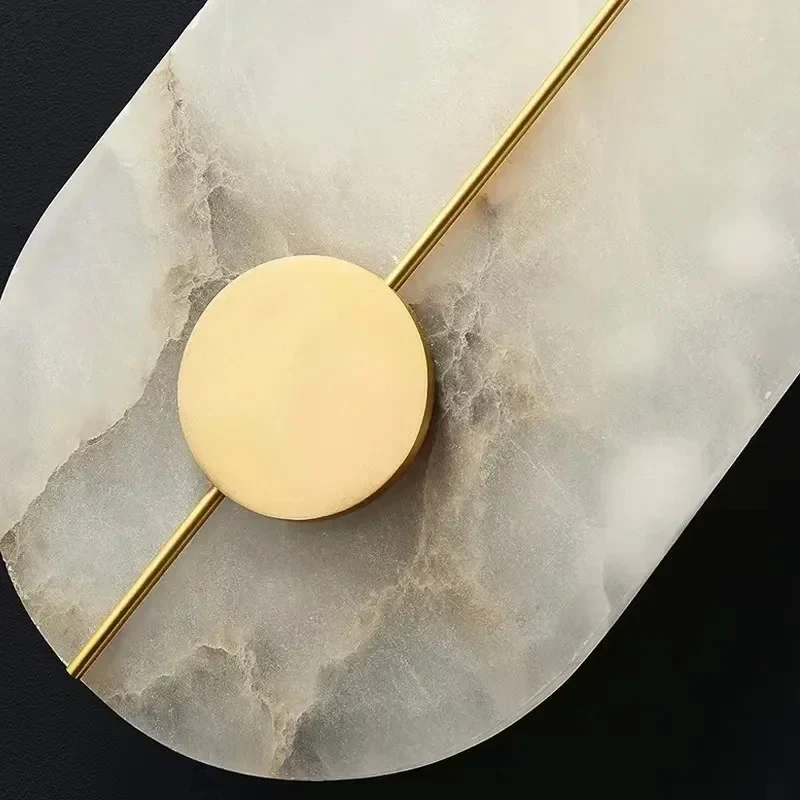 Ethereal Moon Marble Wall Lamp - Image 3