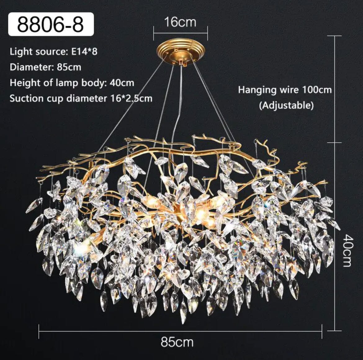 European Luxury Chandelier - Image 6