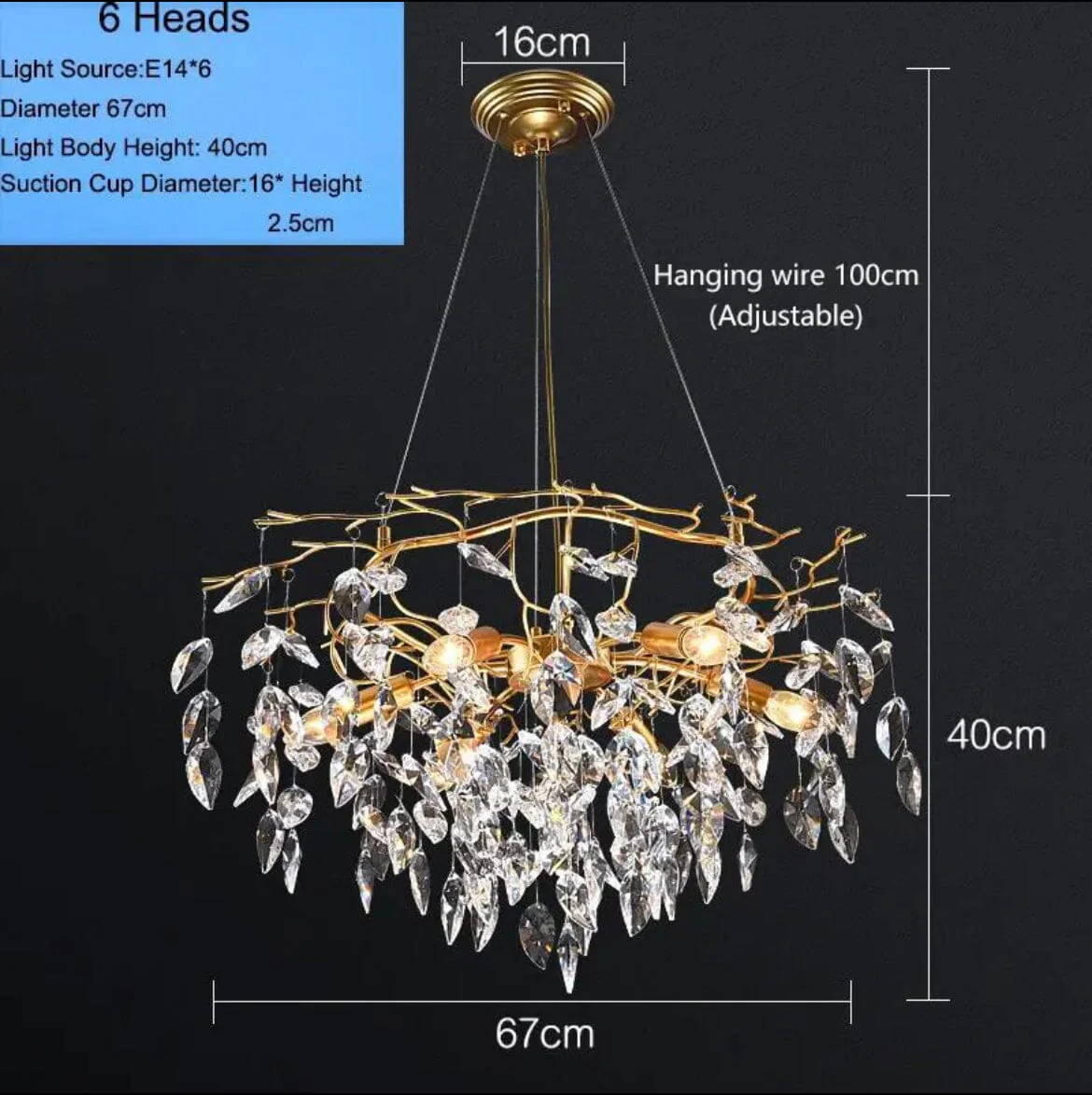 European Luxury Chandelier - Image 7