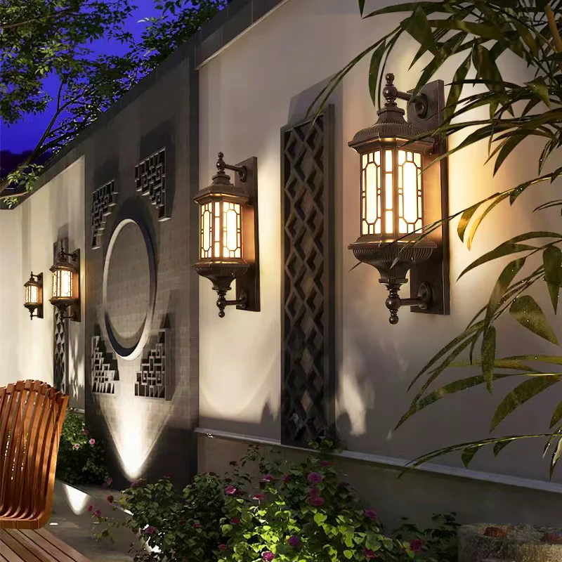 Retro Waterproof Porch Lamps - Image 3