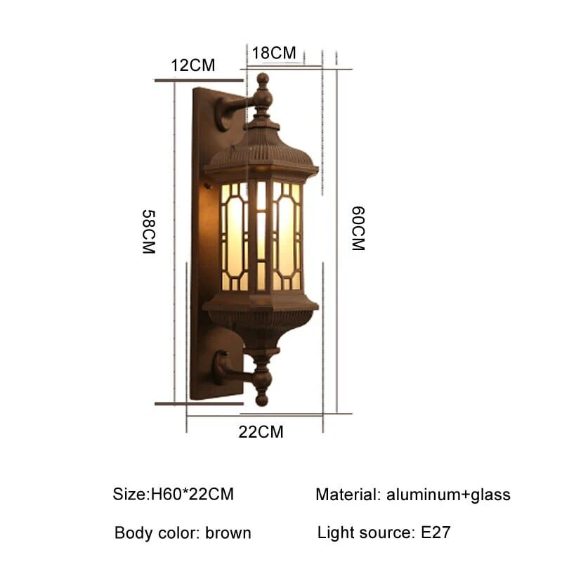 Retro Waterproof Porch Lamps - Image 6