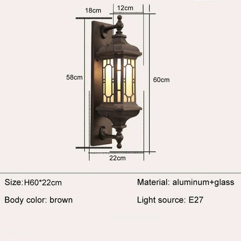 Retro Waterproof Porch Lamps - Image 7