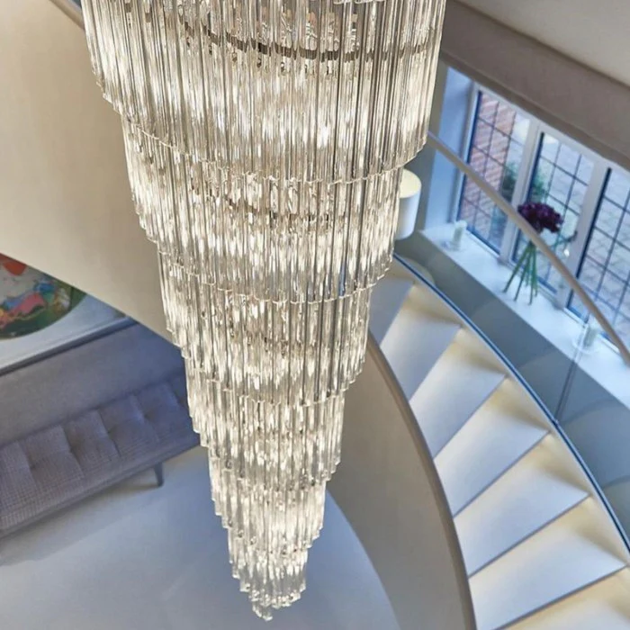 Ahmaad Spiral Crystal Chandelier - Image 10