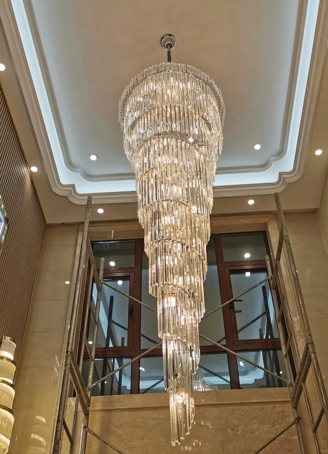 Ahmaad Spiral Crystal Chandelier - Image 13