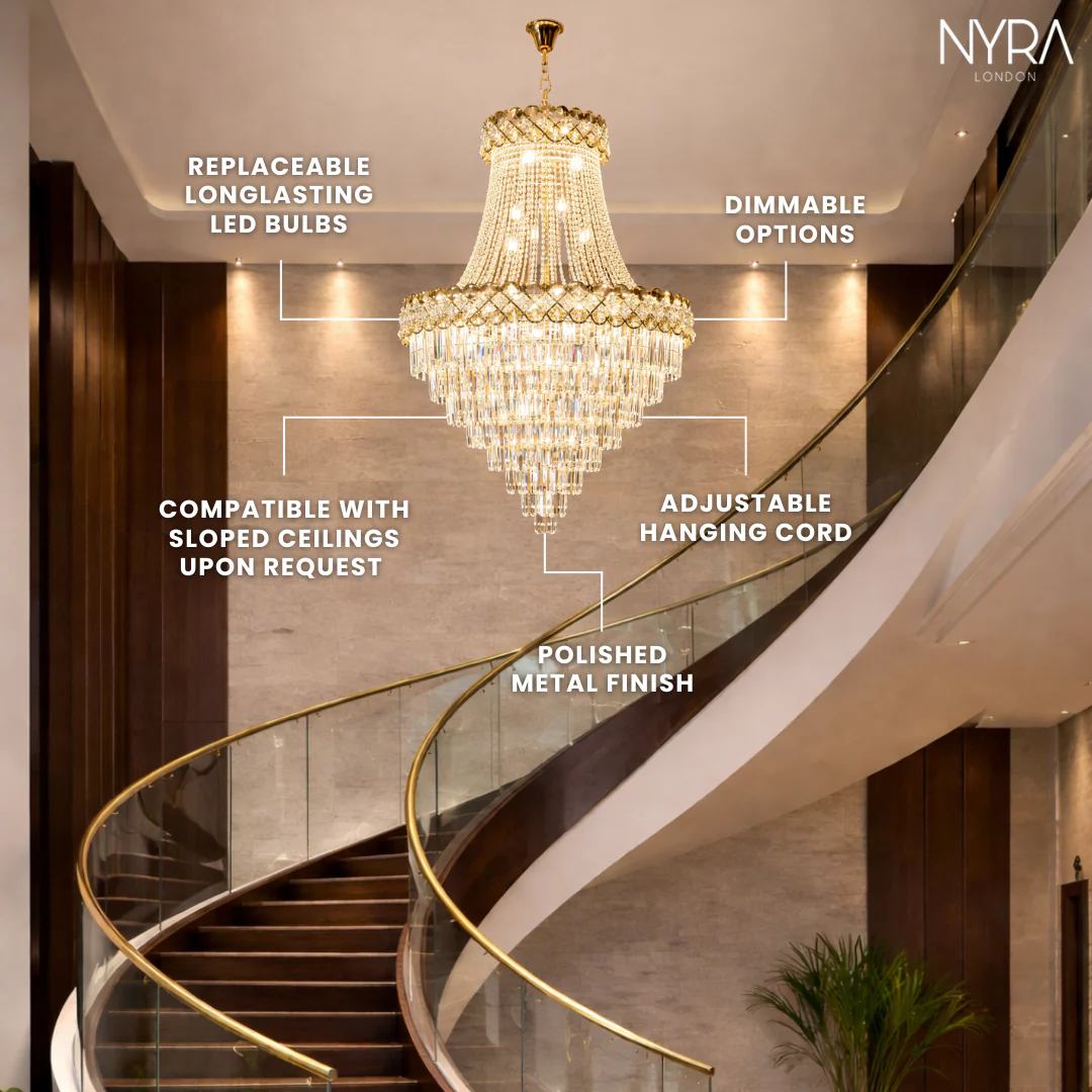 Finix Modern Crystal Chandelier - Image 6