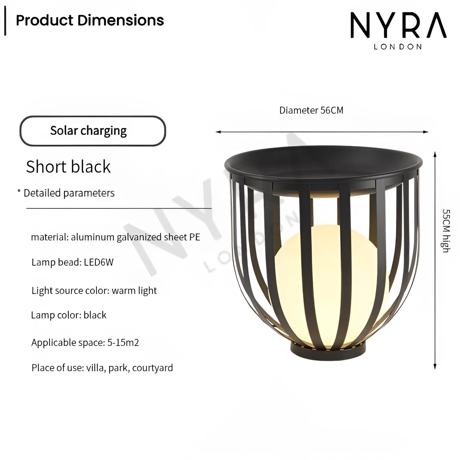 NYRA Flower Pot Table Lamp - Image 12