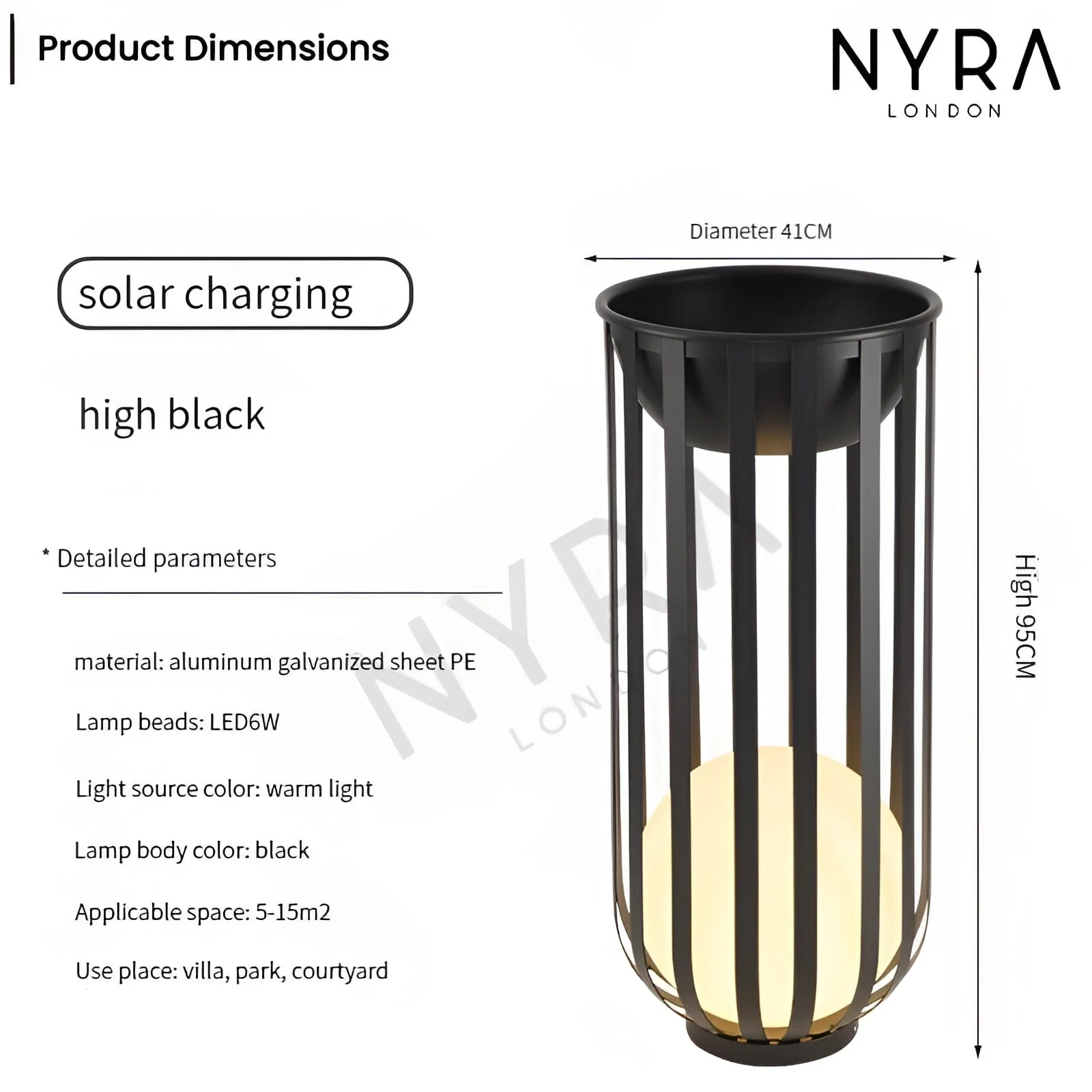 NYRA Flower Pot Table Lamp - Image 13