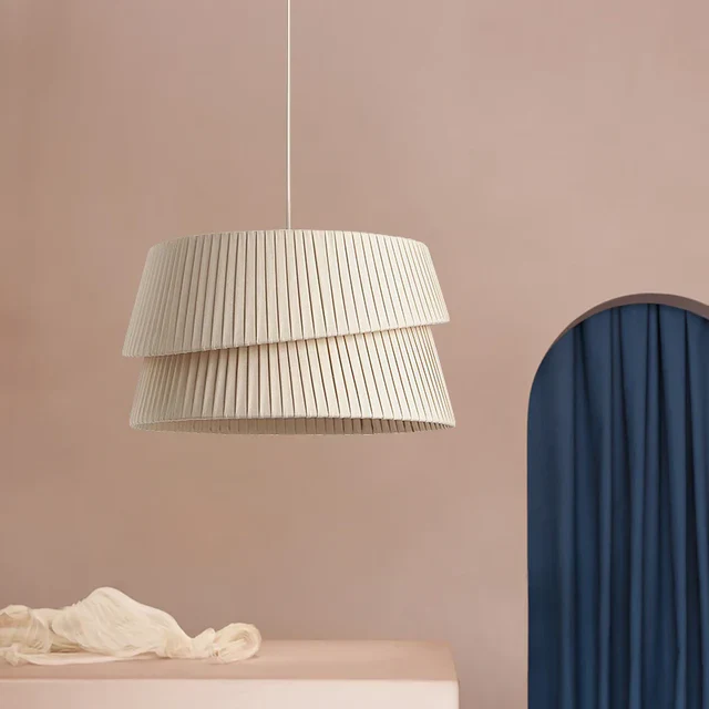Japandi Fabric Chandelier - Image 4