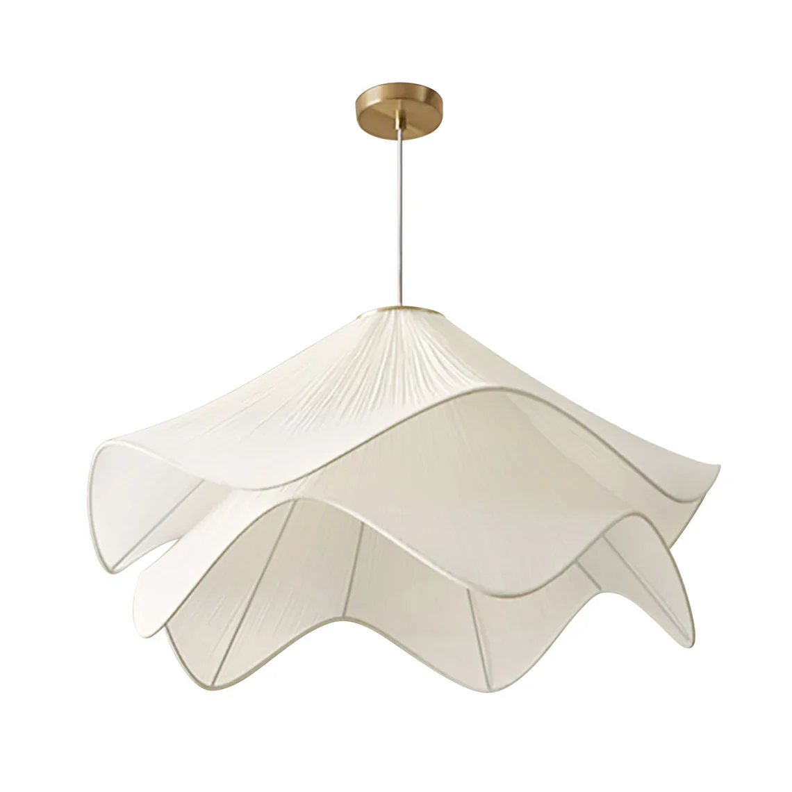 French Fabric Flower Chandelier - Image 13