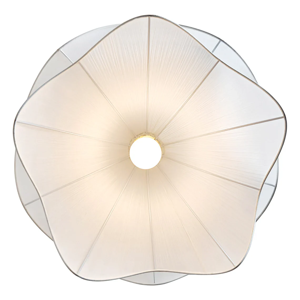 French Fabric Flower Chandelier - Image 14