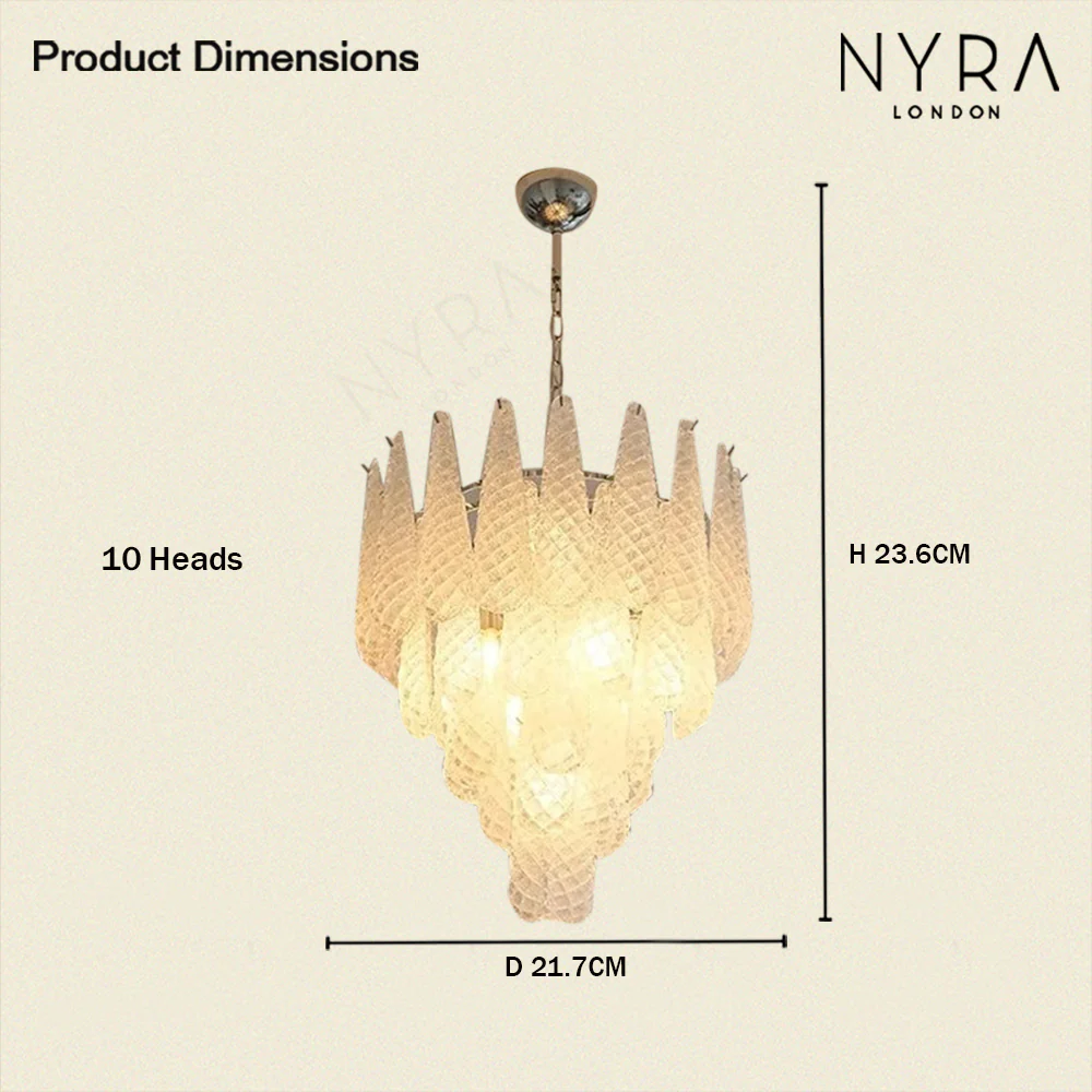 Frosted Veil Snowfall Chandelier - Image 12