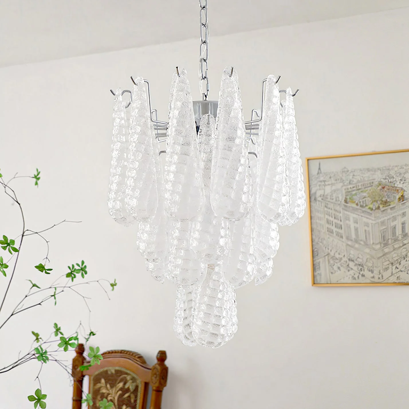 Frosted Veil Snowfall Chandelier - Image 16