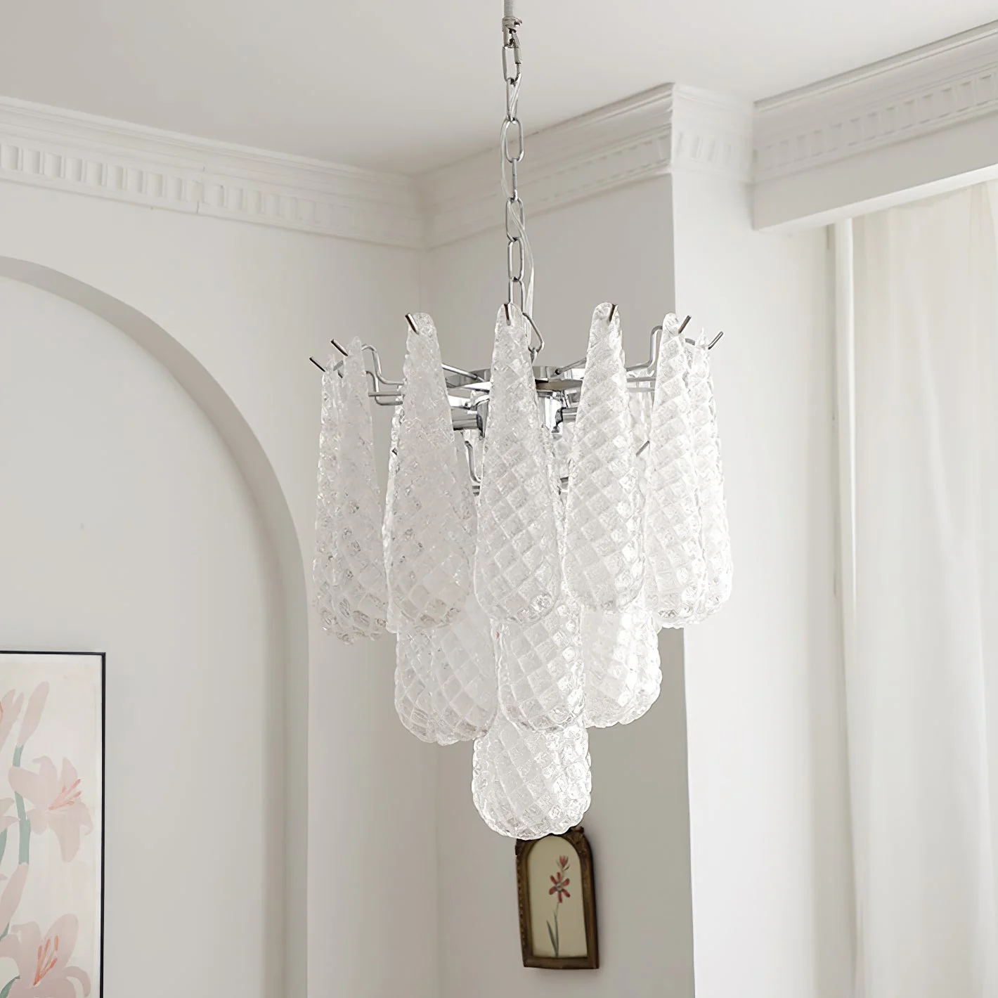 Frosted Veil Snowfall Chandelier - Image 25