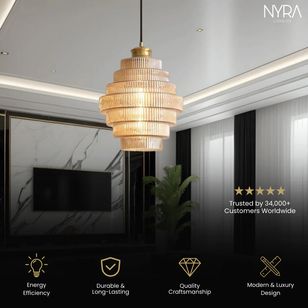 Gilded Layers Nordic Chandelier - Image 3