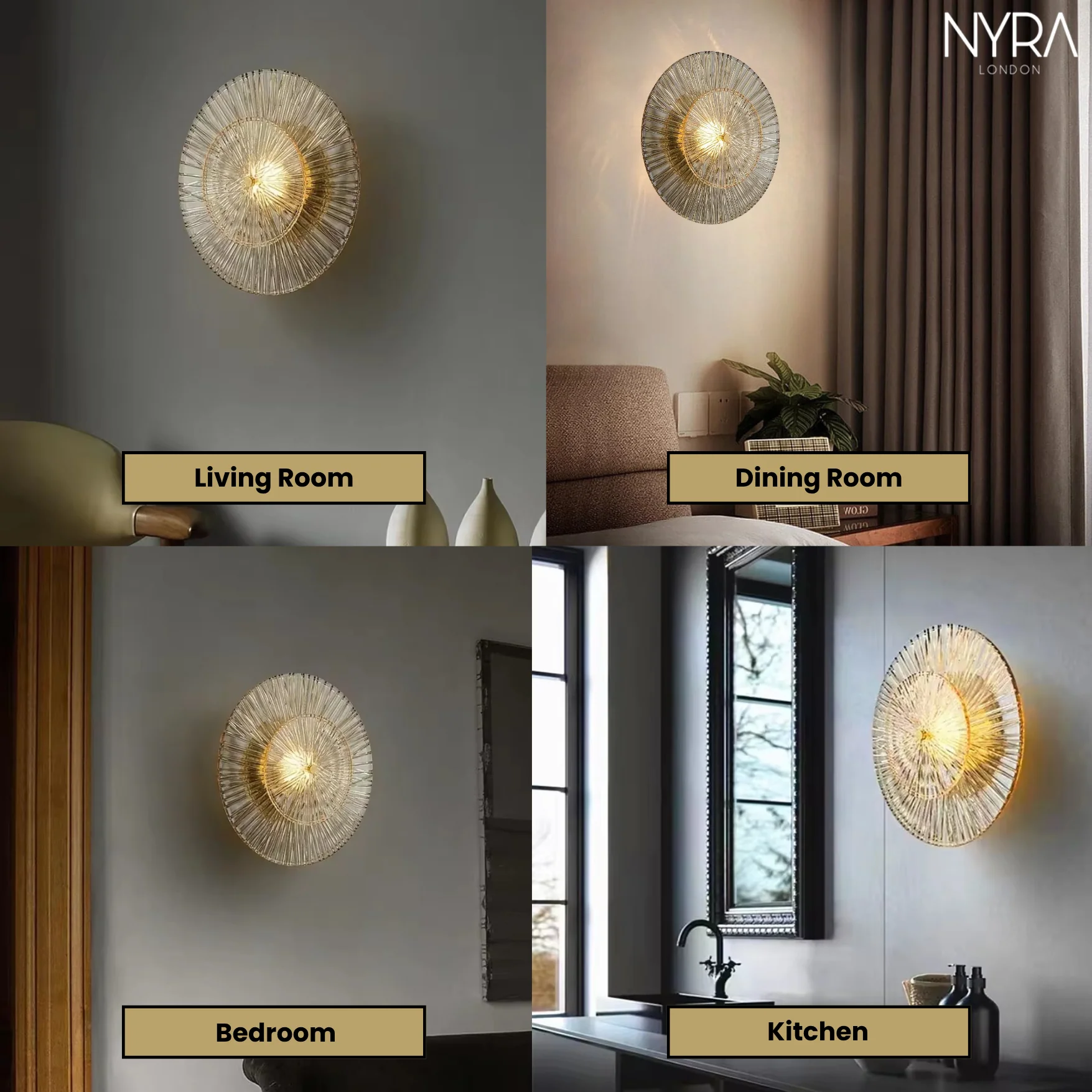 Zali Glass Wall Light - Image 4