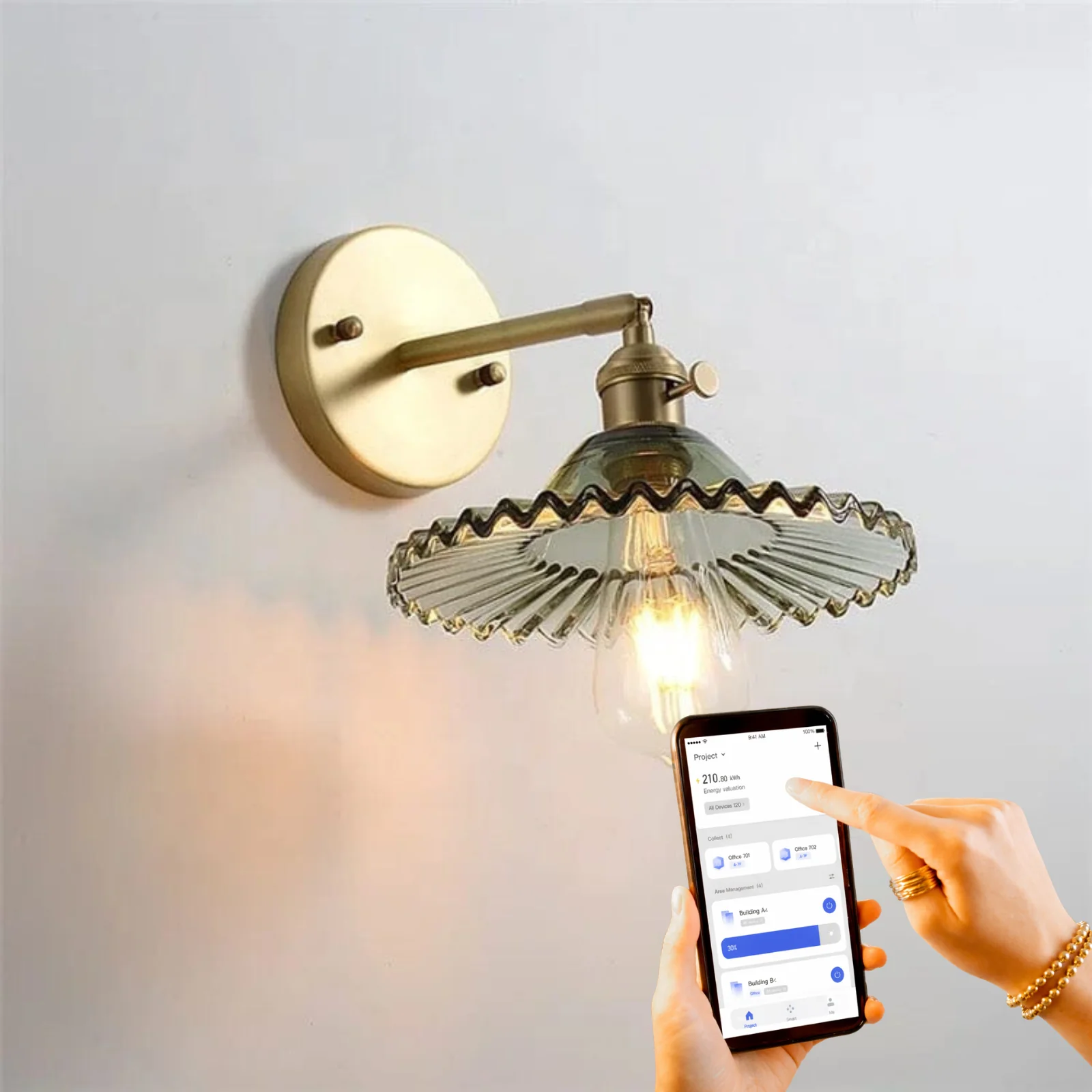 Leonardo Glass Wall Lamp - Image 18