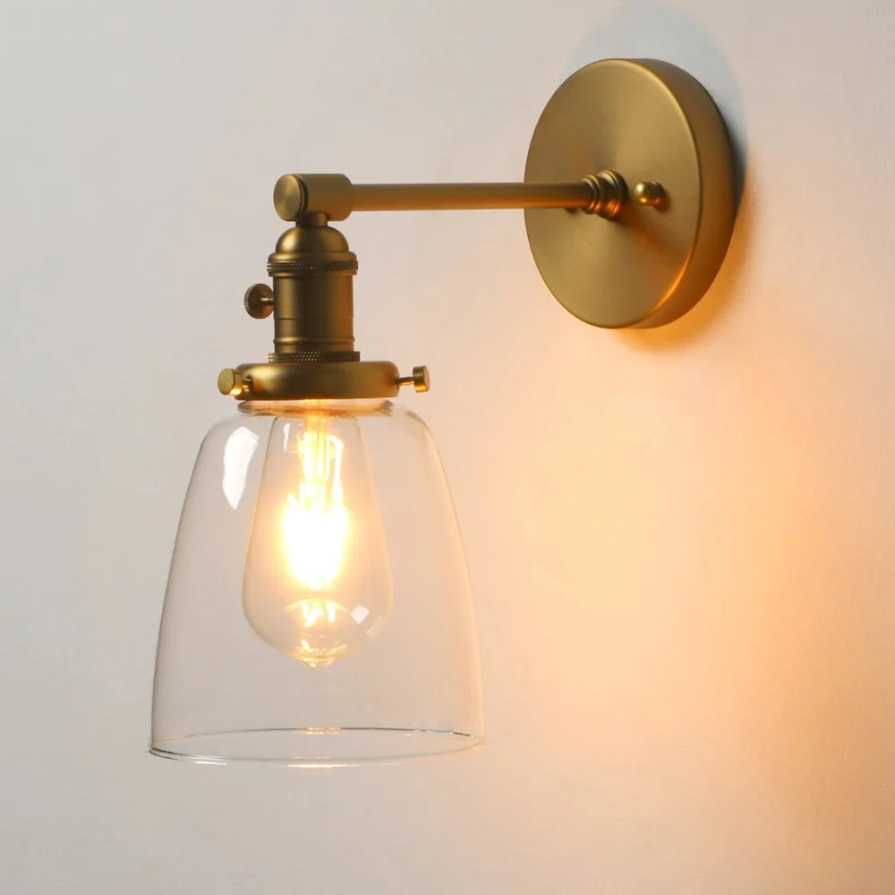 Glassmere Clear Glass Wall Lamp - Image 9