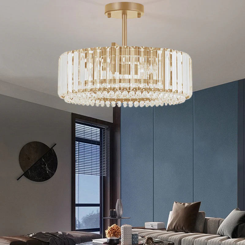 Glimmer Crystal Drum Chandelier - Image 13