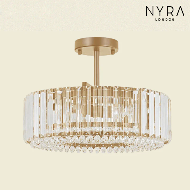 Glimmer Crystal Drum Chandelier - Image 15
