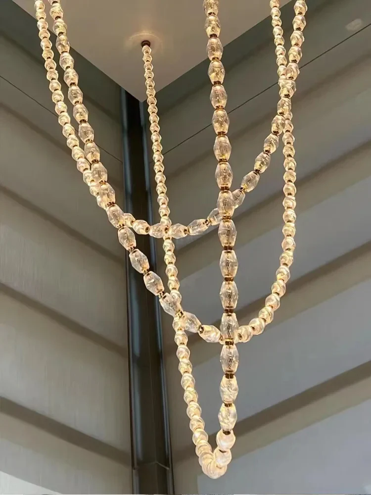 Glitera Crystal Chain Chandelier - Image 6
