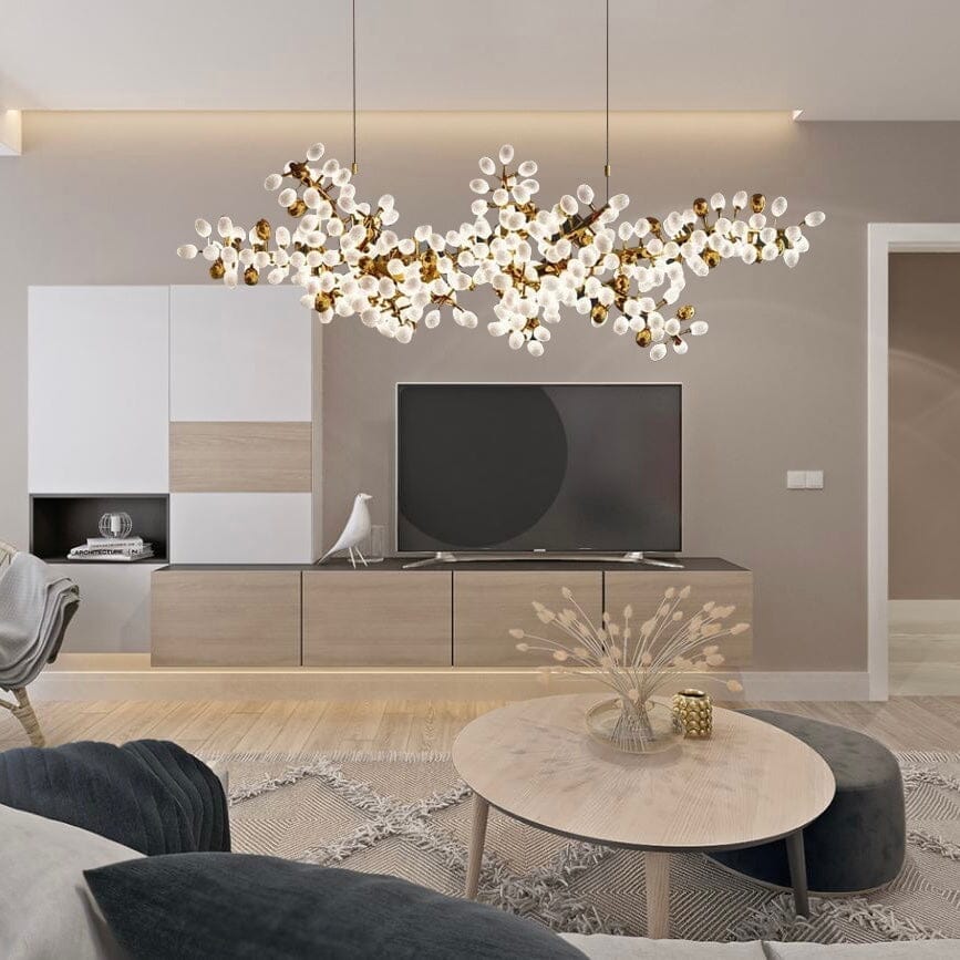Golden Grape Vine Chandelier - Image 2