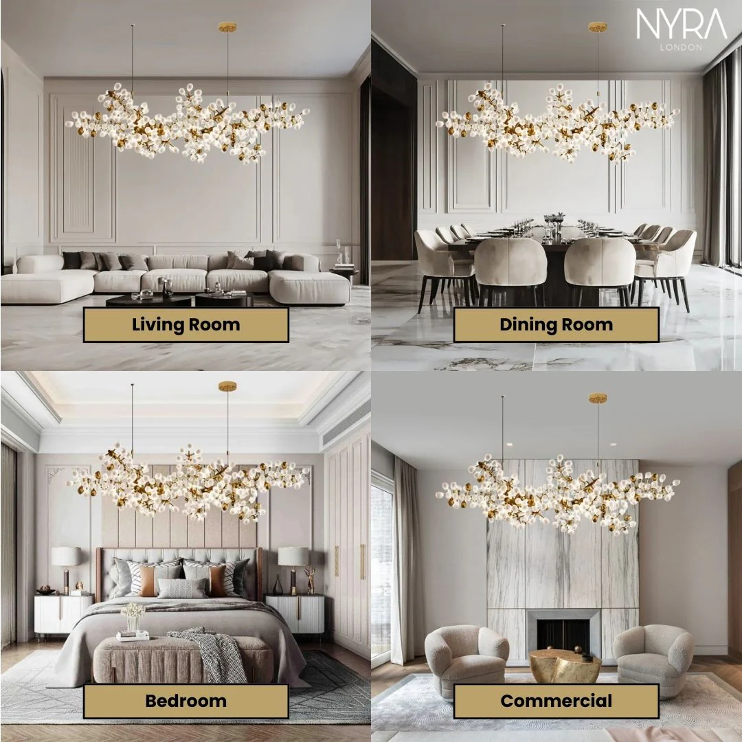 Golden Grape Vine Chandelier - Image 5