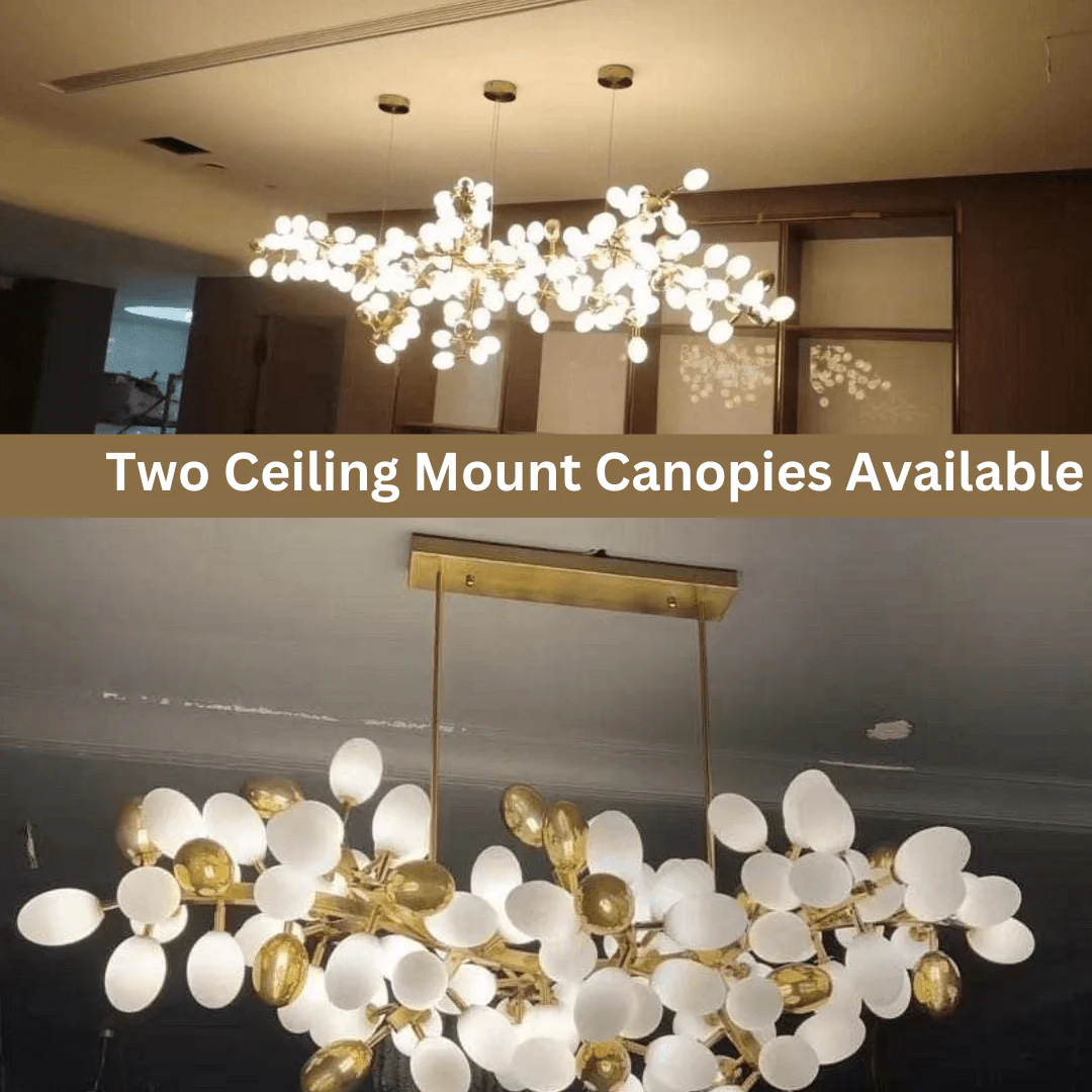 Golden Grape Vine Chandelier - Image 7