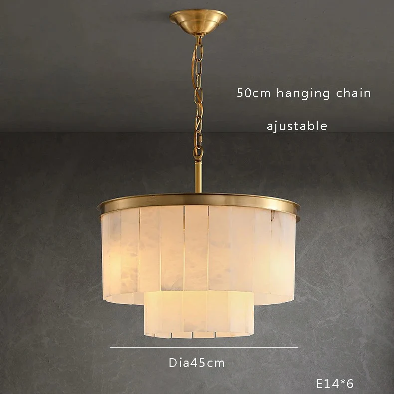 Golden Horizon Marble Chandeliers - Image 16