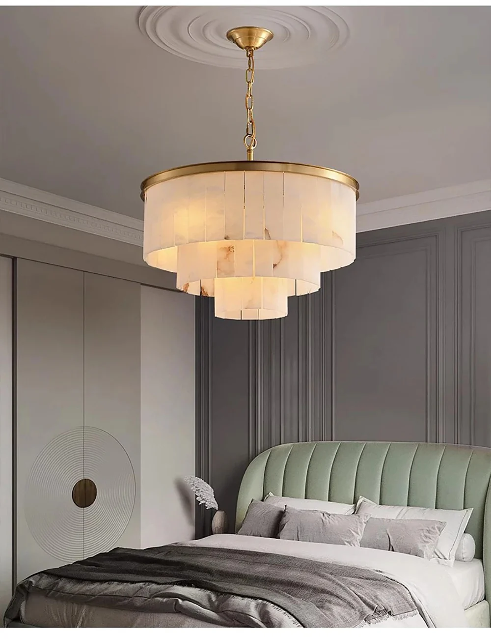 Golden Horizon Marble Chandeliers - Image 22