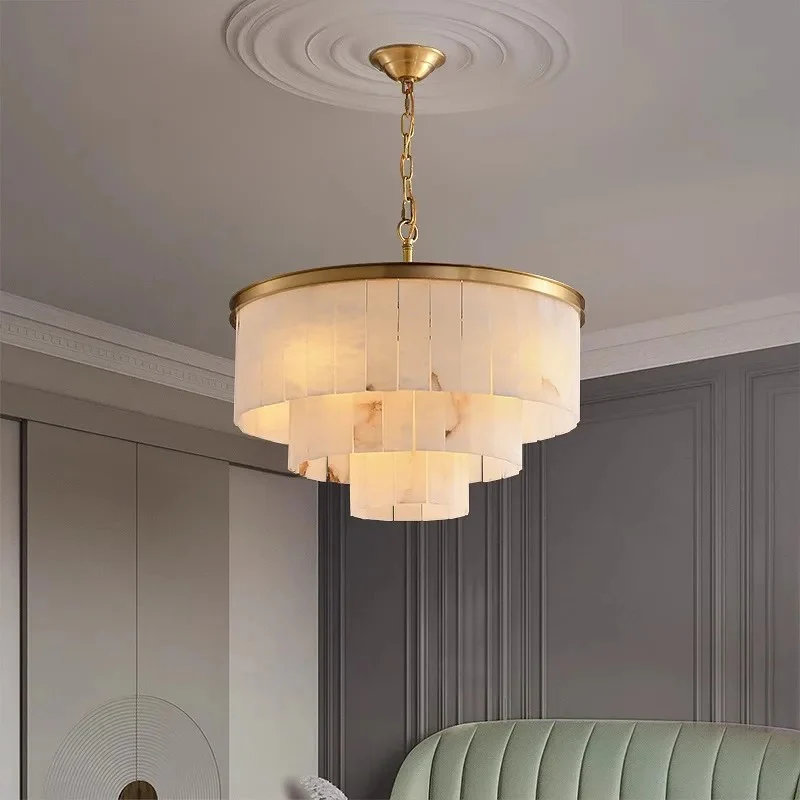 Golden Horizon Marble Chandeliers - Image 5