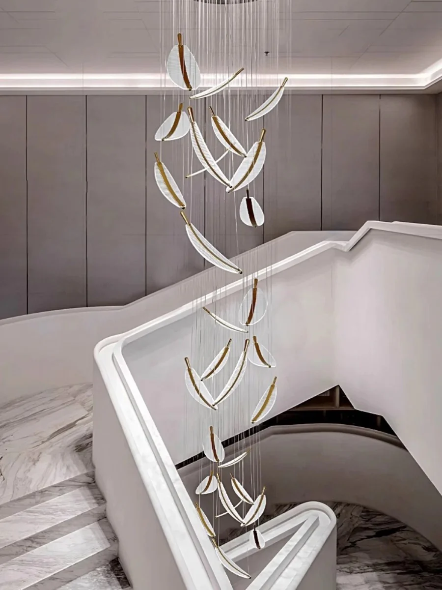Golden Leaf LED Pendant - Image 14