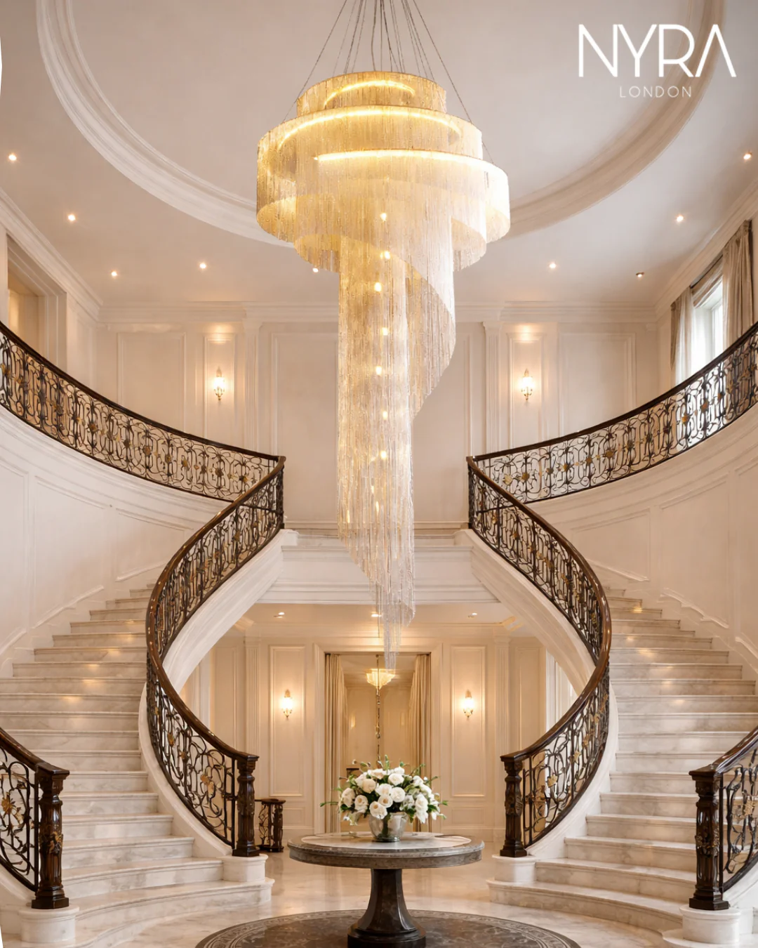Tassel Spiral Chandelier