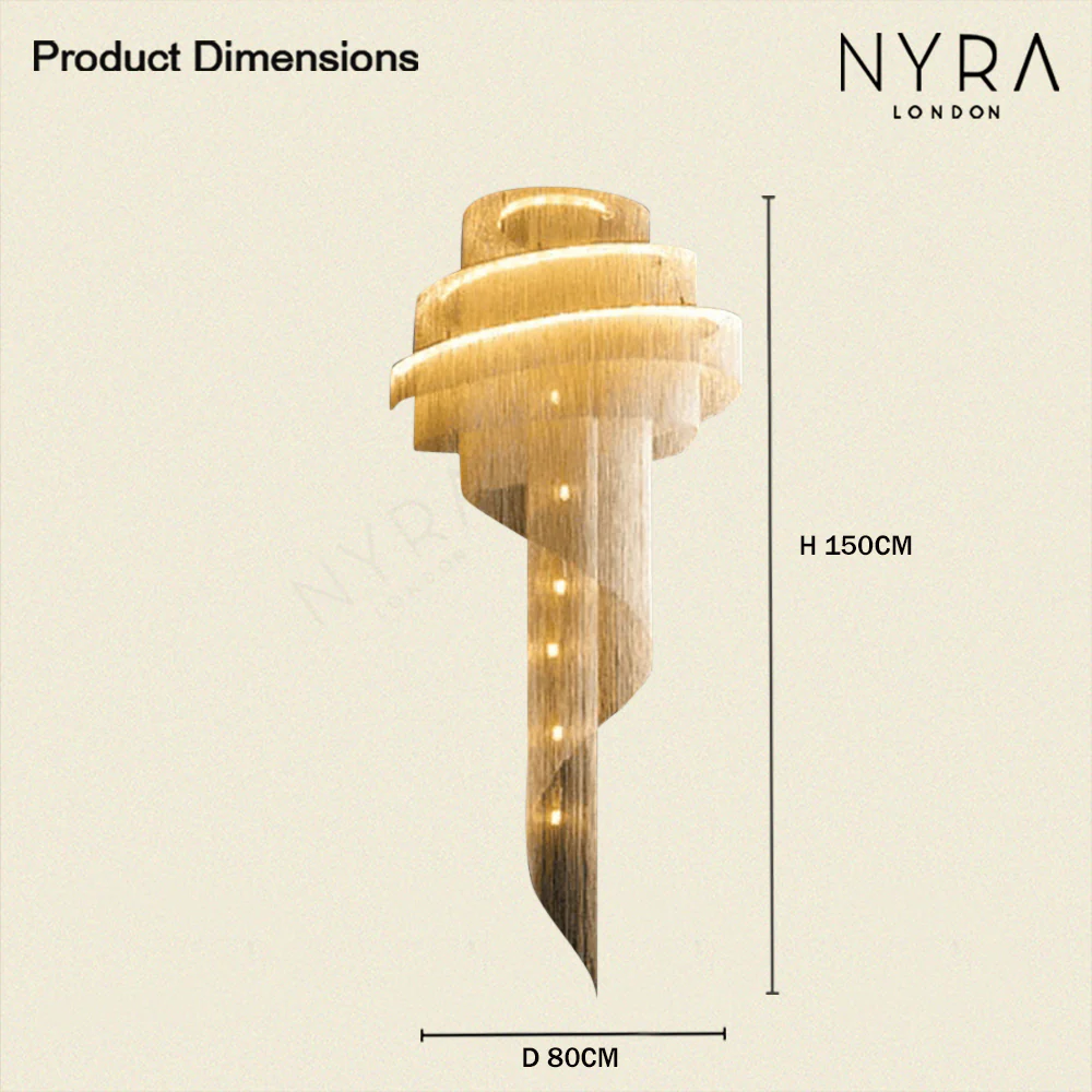 Tassel Spiral Chandelier - Image 11